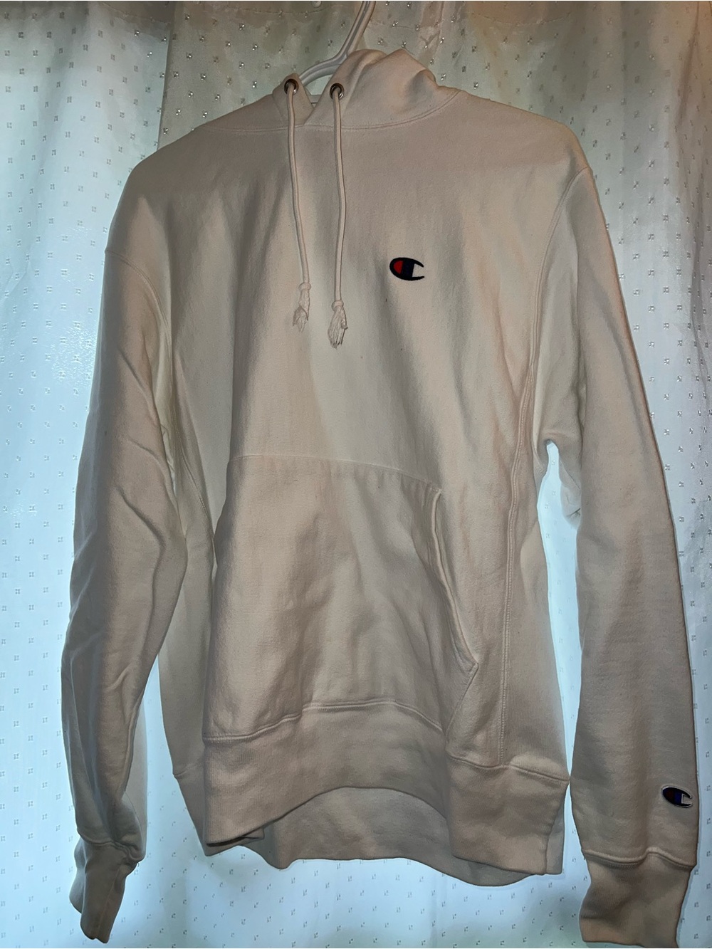 Champion White Hoodie